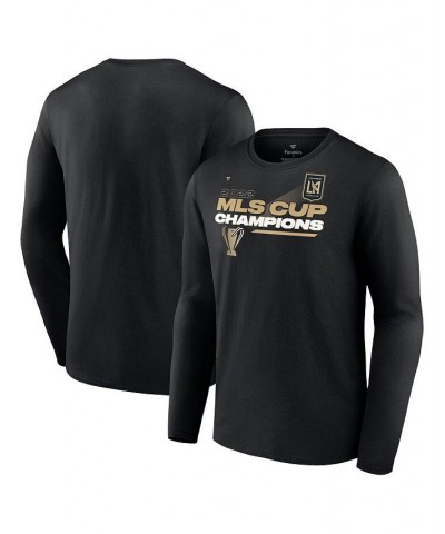 Men's Branded Black LAFC 2022 MLS Cup Champions Locker Room Long Sleeve T-shirt $26.87 T-Shirts