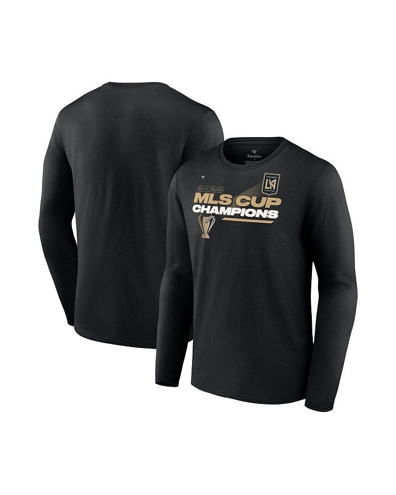 Men's Branded Black LAFC 2022 MLS Cup Champions Locker Room Long Sleeve T-shirt $26.87 T-Shirts