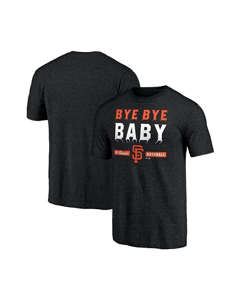 Men's Branded Heathered Black San Francisco Giants Hometown Collection Tri-Blend T-shirt $20.51 T-Shirts