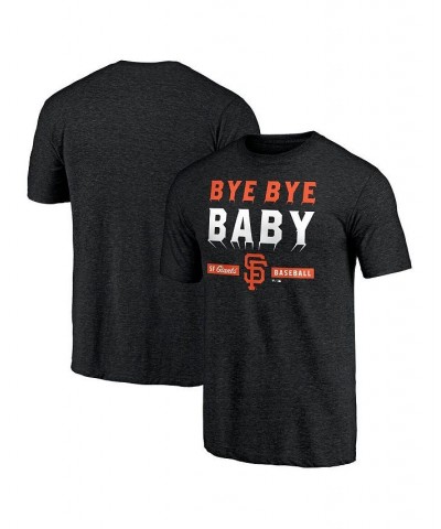 Men's Branded Heathered Black San Francisco Giants Hometown Collection Tri-Blend T-shirt $20.51 T-Shirts