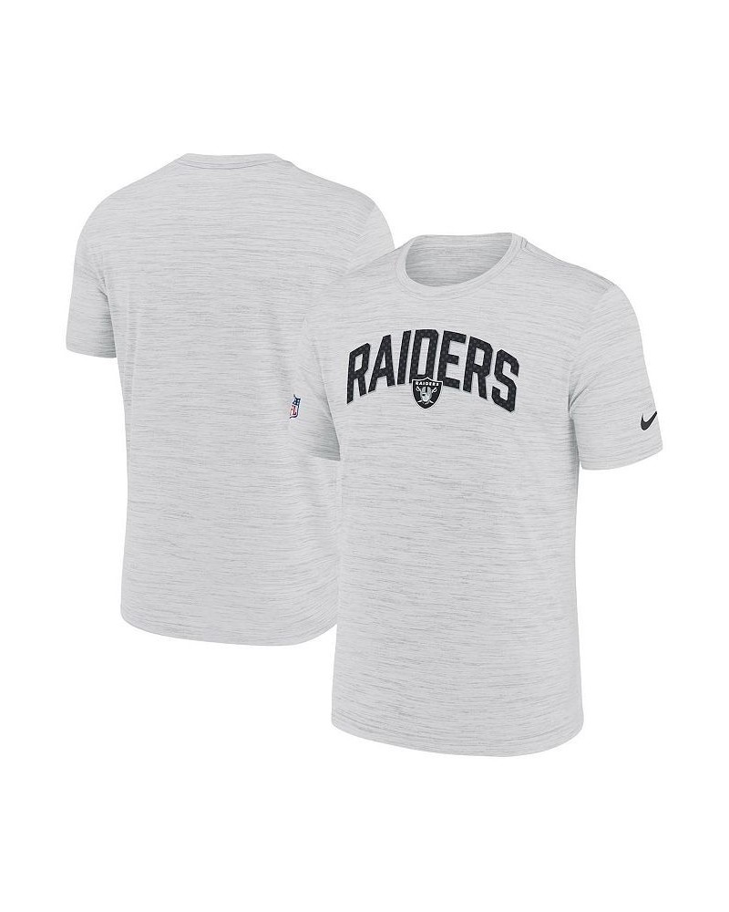 Men's White Las Vegas Raiders Velocity Athletic Stack Performance T-shirt $20.39 T-Shirts