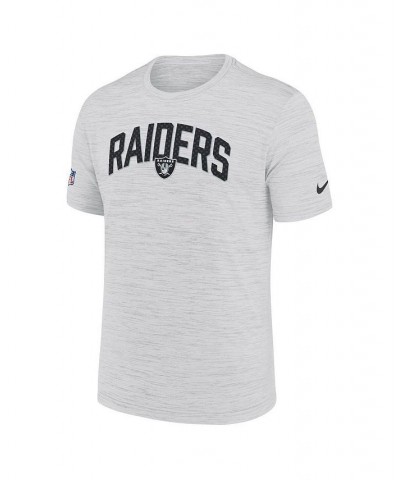 Men's White Las Vegas Raiders Velocity Athletic Stack Performance T-shirt $20.39 T-Shirts