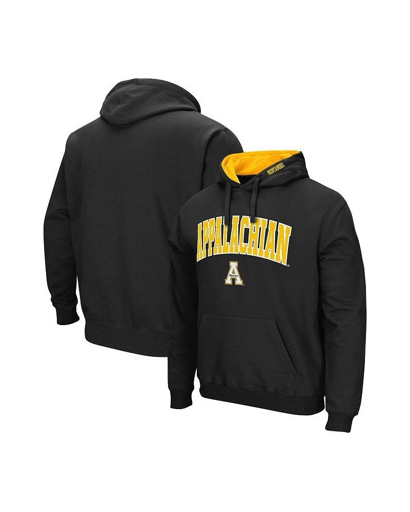 Men's Black Appalachian State Mountaineers Arch and Logo Pullover Hoodie $19.35 Sweatshirt