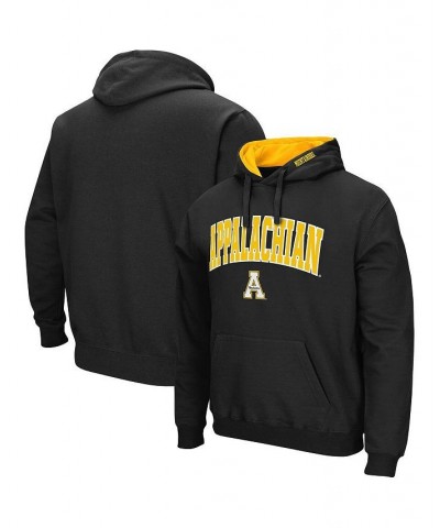 Men's Black Appalachian State Mountaineers Arch and Logo Pullover Hoodie $19.35 Sweatshirt