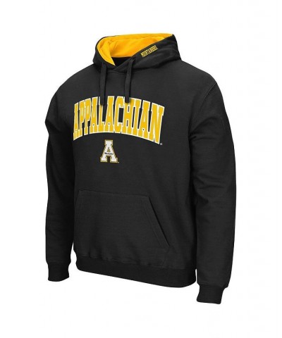 Men's Black Appalachian State Mountaineers Arch and Logo Pullover Hoodie $19.35 Sweatshirt