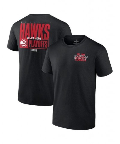 Men's Branded Black Atlanta Hawks 2022 Nba Playoffs Dunk T-shirt $22.25 T-Shirts