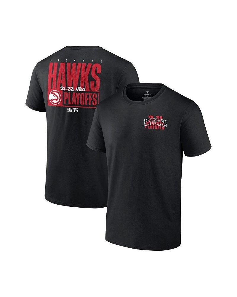 Men's Branded Black Atlanta Hawks 2022 Nba Playoffs Dunk T-shirt $22.25 T-Shirts