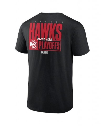 Men's Branded Black Atlanta Hawks 2022 Nba Playoffs Dunk T-shirt $22.25 T-Shirts