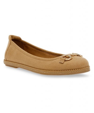 Women's Elysse Round Toe Flats PD02 $34.88 Shoes