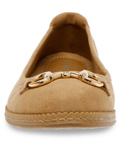 Women's Elysse Round Toe Flats PD02 $34.88 Shoes