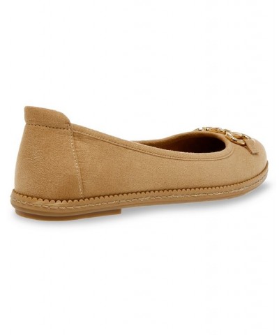 Women's Elysse Round Toe Flats PD02 $34.88 Shoes