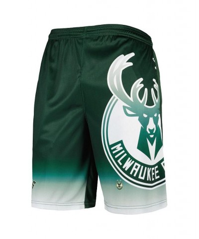 Men's Branded Hunter Green Milwaukee Bucks Graphic Shorts $21.84 Shorts