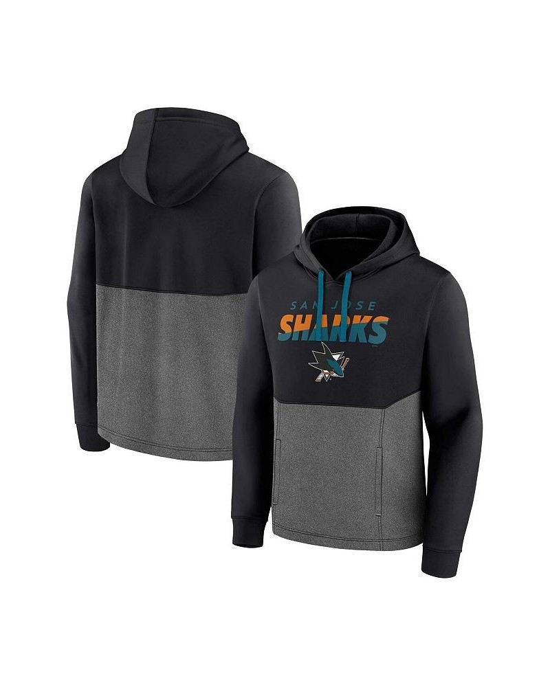 Men's Branded Black San Jose Sharks Slash Attack Pullover Hoodie $33.12 Sweatshirt