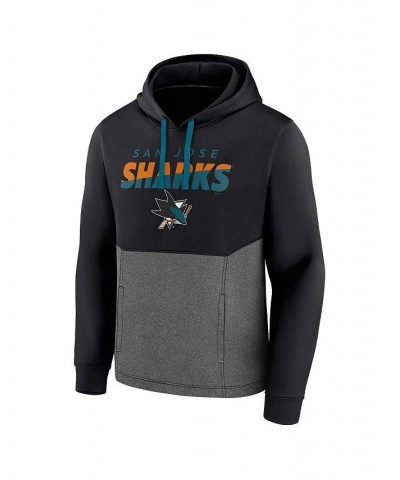 Men's Branded Black San Jose Sharks Slash Attack Pullover Hoodie $33.12 Sweatshirt