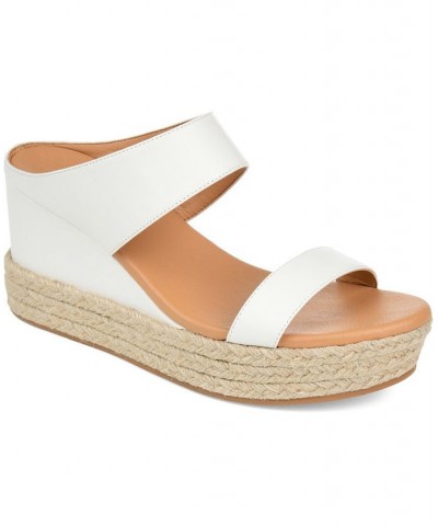 Women's Alissa Espadrille Sandals White $46.79 Shoes