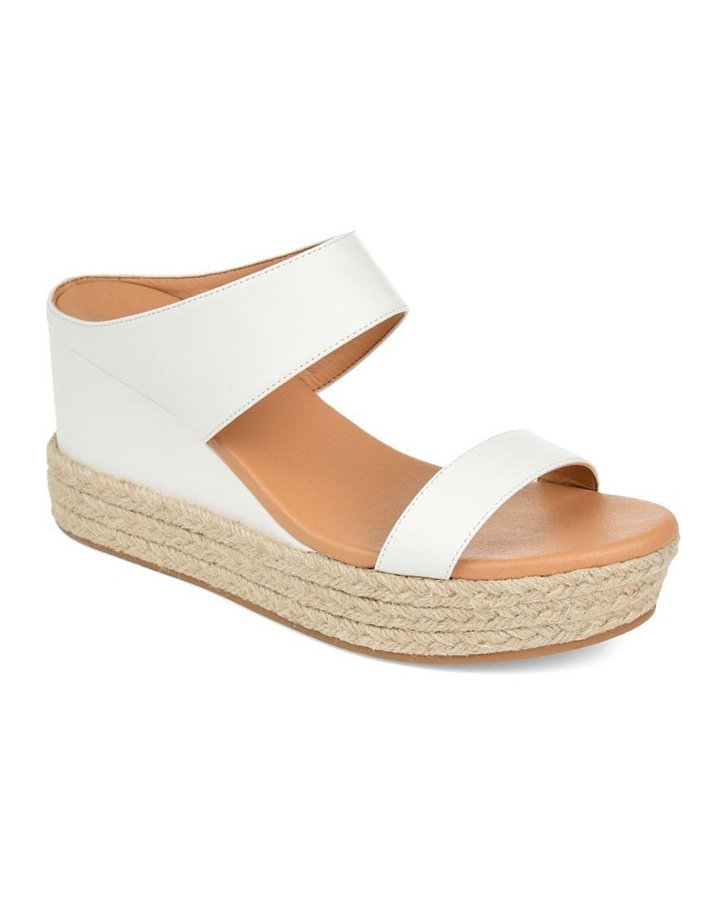 Women's Alissa Espadrille Sandals White $46.79 Shoes