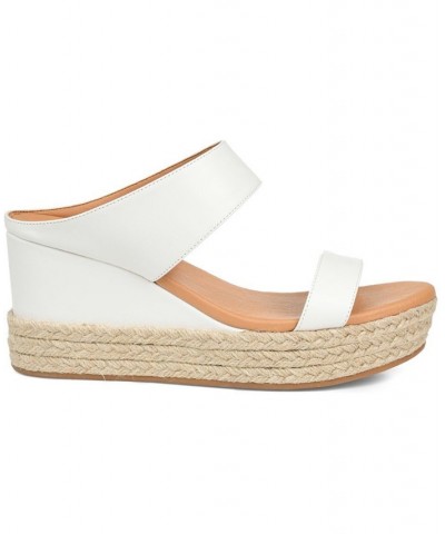 Women's Alissa Espadrille Sandals White $46.79 Shoes