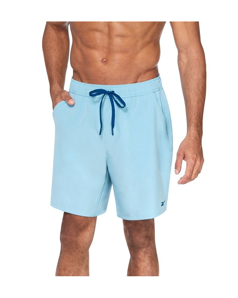 Men's Quick-Dry 7" Core Volley Swim Shorts Light Blue $17.97 Swimsuits