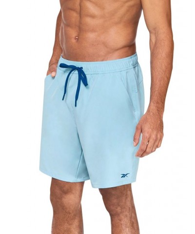 Men's Quick-Dry 7" Core Volley Swim Shorts Light Blue $17.97 Swimsuits