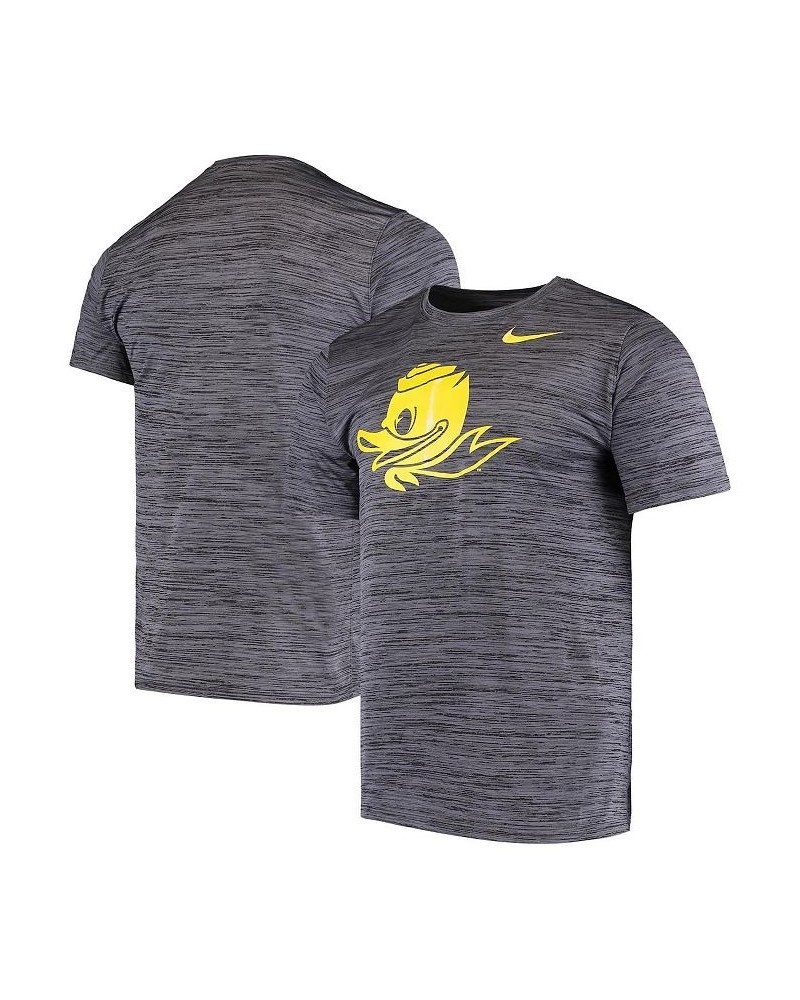 Men's Black Oregon Ducks Tonal Velocity Legend T-shirt $22.35 T-Shirts