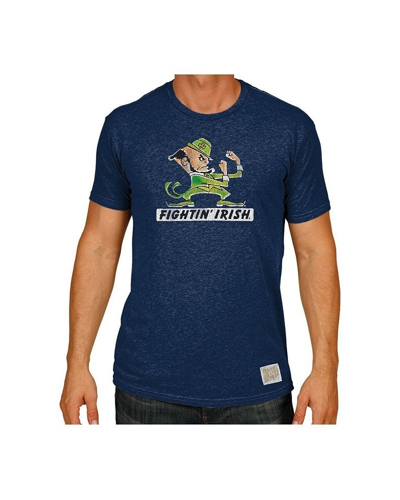 Men's Navy Notre Dame Fighting Irish Big and Tall Mock Twist T-shirt $23.00 T-Shirts