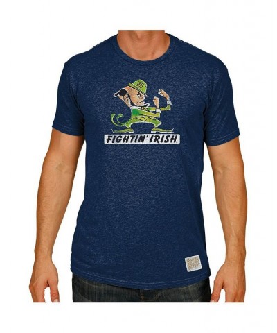 Men's Navy Notre Dame Fighting Irish Big and Tall Mock Twist T-shirt $23.00 T-Shirts