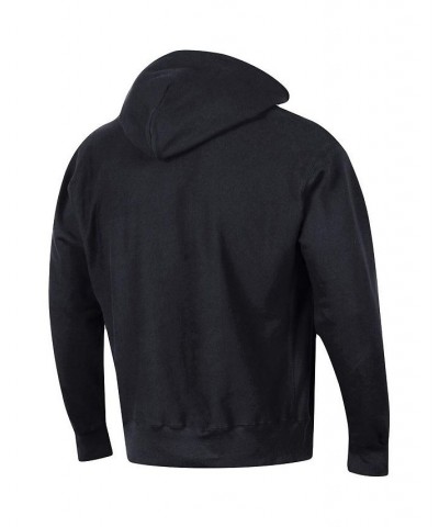 Men's Black Oregon Ducks Team Arch Reverse Weave Pullover Hoodie $51.29 Sweatshirt