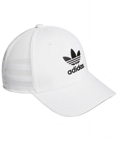 Men's White Logo Beacon Pre-Curve Adjustable Hat $20.89 Hats