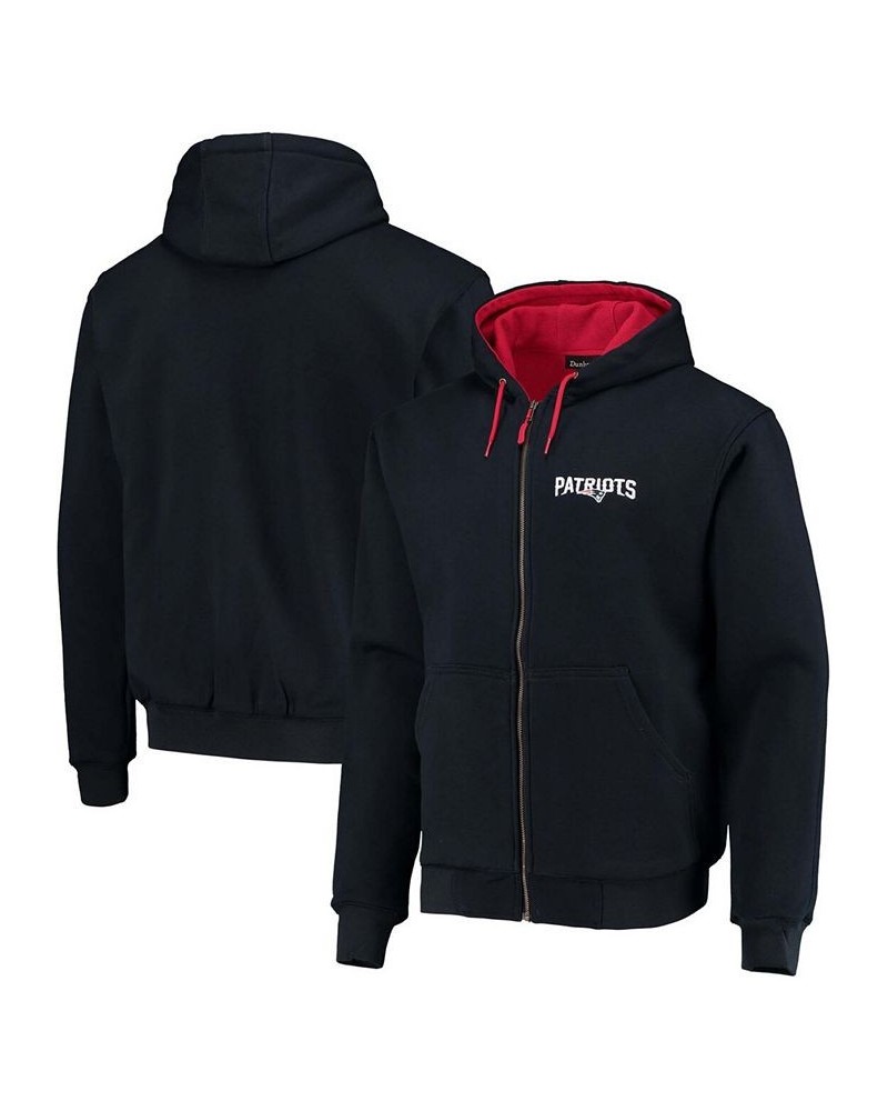 Men's Navy New England Patriots Craftsman Thermal Lined Full-Zip Hoodie $38.85 Sweatshirt