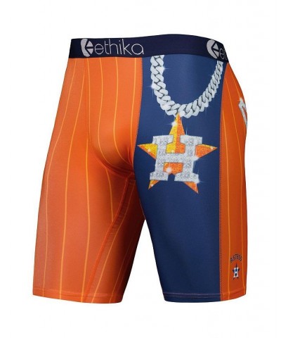 Men's Orange Houston Astros Slugger Boxers $15.75 Underwear