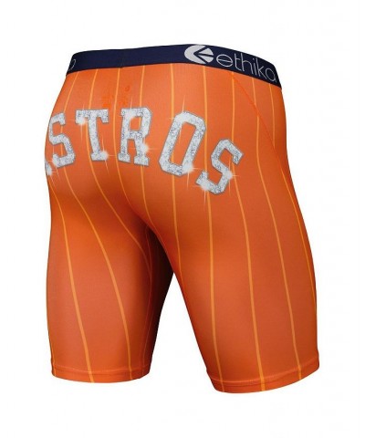 Men's Orange Houston Astros Slugger Boxers $15.75 Underwear