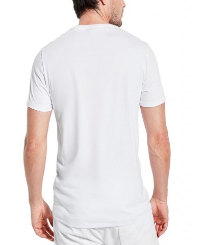 Men's Embroidered Logo T-shirt White $19.60 T-Shirts