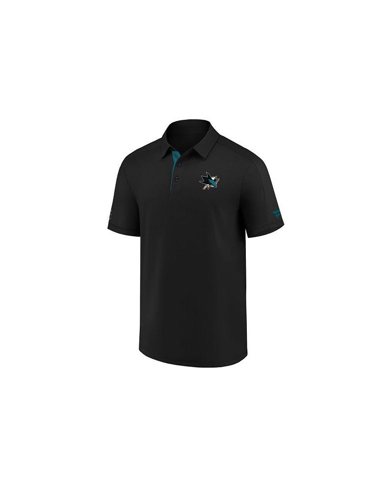 San Jose Sharks Men's Locker Room Performance Polo $40.80 Polo Shirts