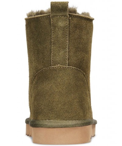 Women's Terrii Zip Booties Green $13.97 Shoes