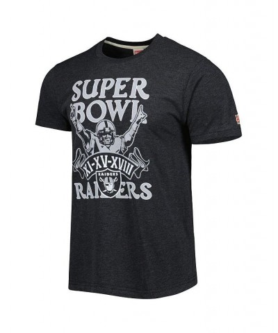 Men's Charcoal Las Vegas Raiders Super Bowl Classics Tri-Blend T-shirt $15.17 T-Shirts