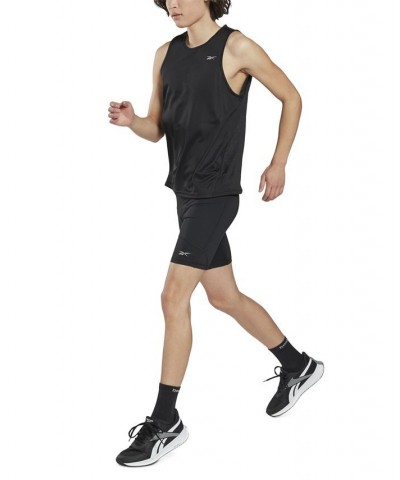 Men's Compression-Fit Running Shorts Black $22.80 Shorts