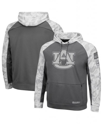 Men's Gray, Arctic Camo Auburn Tigers OHT Military-Inspired Appreciation Tonal Raglan Pullover Hoodie $36.80 Sweatshirt