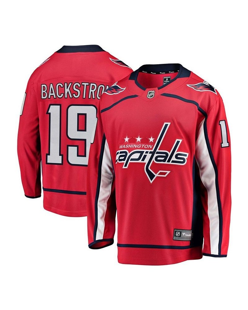 Men's Nicklas Backstrom Red Washington Capitals Breakaway Player Jersey $64.75 Jersey