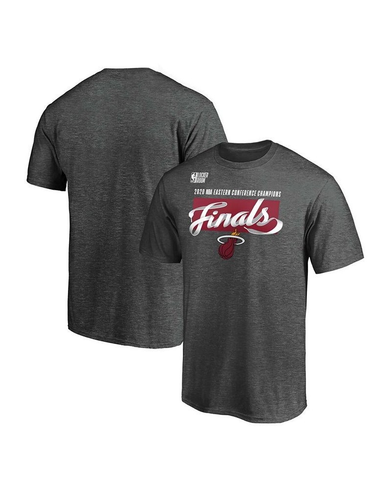 Men's Heathered Charcoal Miami Heat 2020 Eastern Conference Champions Locker Room T-shirt $18.00 T-Shirts