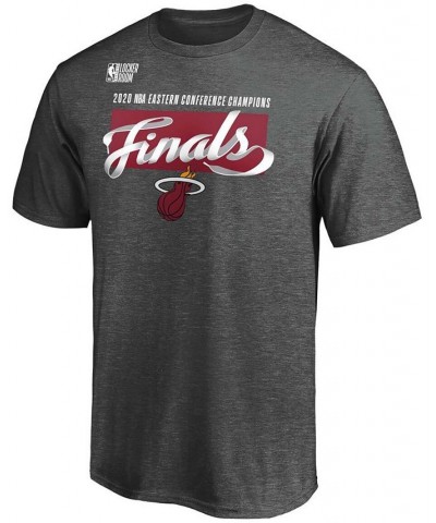 Men's Heathered Charcoal Miami Heat 2020 Eastern Conference Champions Locker Room T-shirt $18.00 T-Shirts