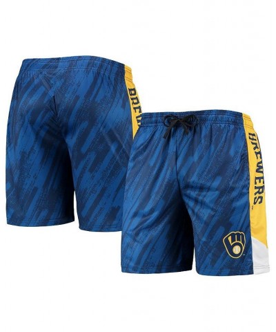 Men's Navy Milwaukee Brewers Static Shorts $28.49 Shorts