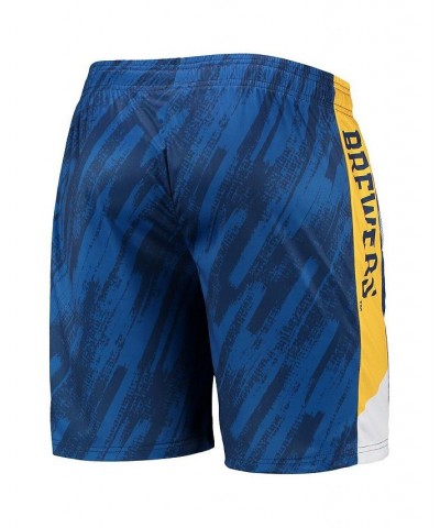 Men's Navy Milwaukee Brewers Static Shorts $28.49 Shorts