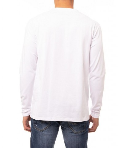 Men's Soft Stretch Crew Neck Long Sleeve T-shirt PD02 $19.60 T-Shirts