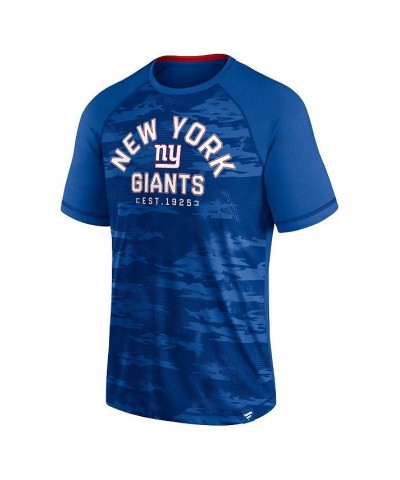 Men's Branded Royal New York Giants Hail Mary Raglan T-shirt $26.49 T-Shirts