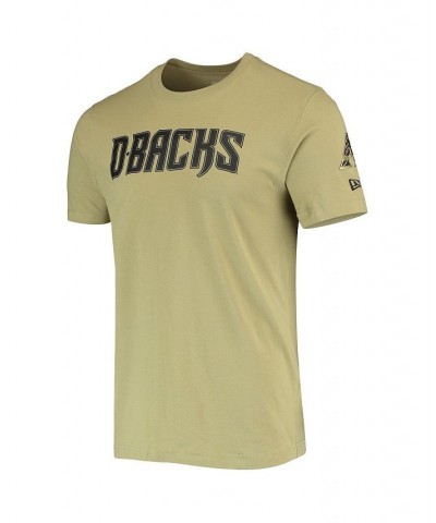 Men's Olive Arizona Diamondbacks Brushed Armed Forces T-shirt $19.35 T-Shirts