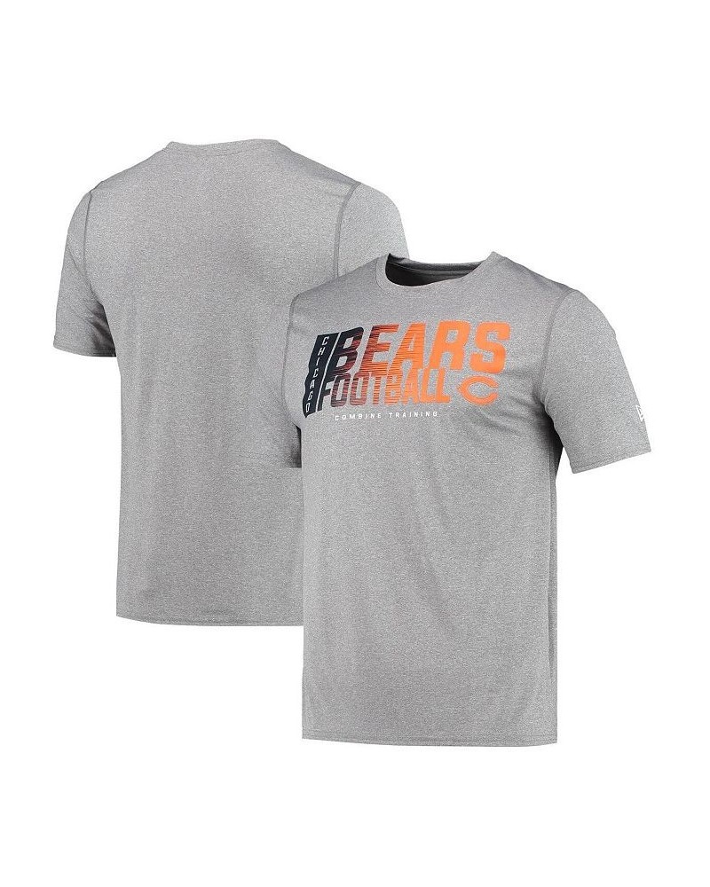 Men's Heathered Gray Chicago Bears Combine Authentic Game On T-shirt $15.36 T-Shirts