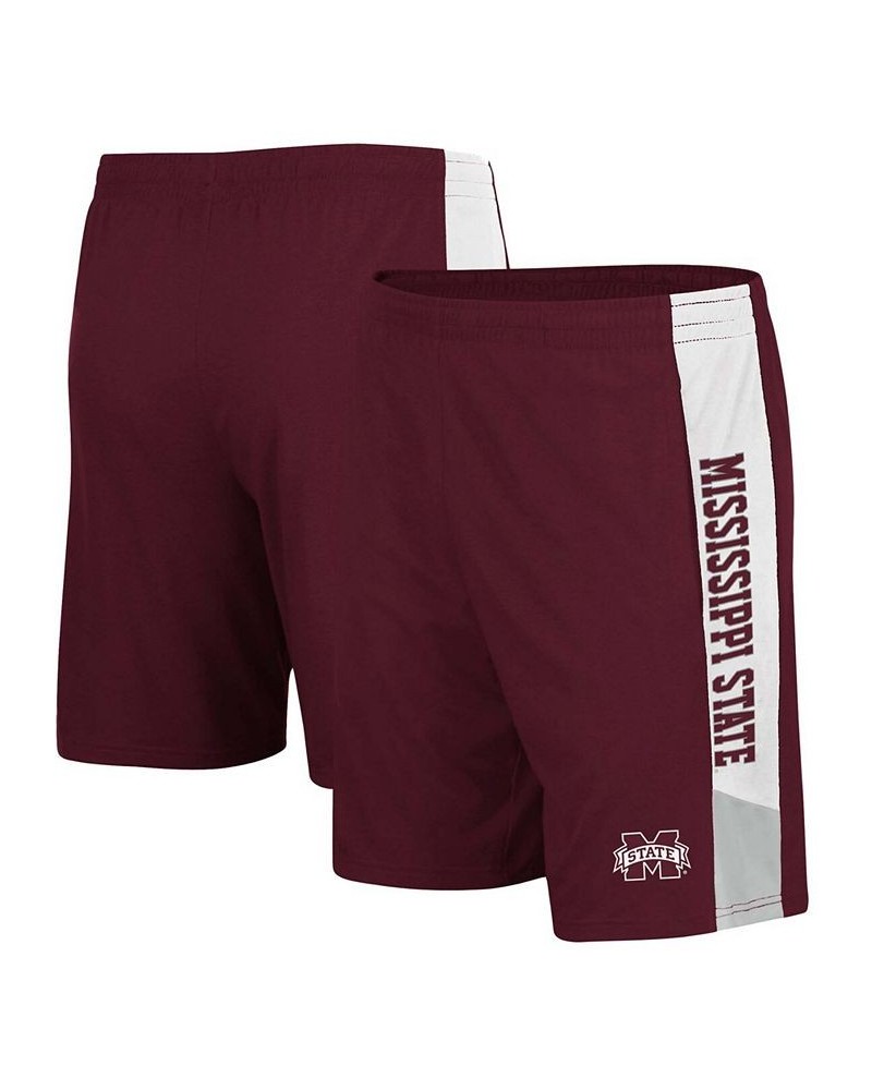 Men's Maroon Mississippi State Bulldogs Wonkavision Shorts $13.60 Shorts