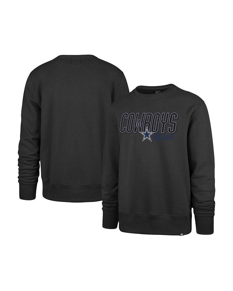 Men's '47 Navy Dallas Cowboys Locked In Headline Pullover Sweatshirt $32.80 Sweatshirt