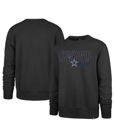 Men's '47 Navy Dallas Cowboys Locked In Headline Pullover Sweatshirt $32.80 Sweatshirt