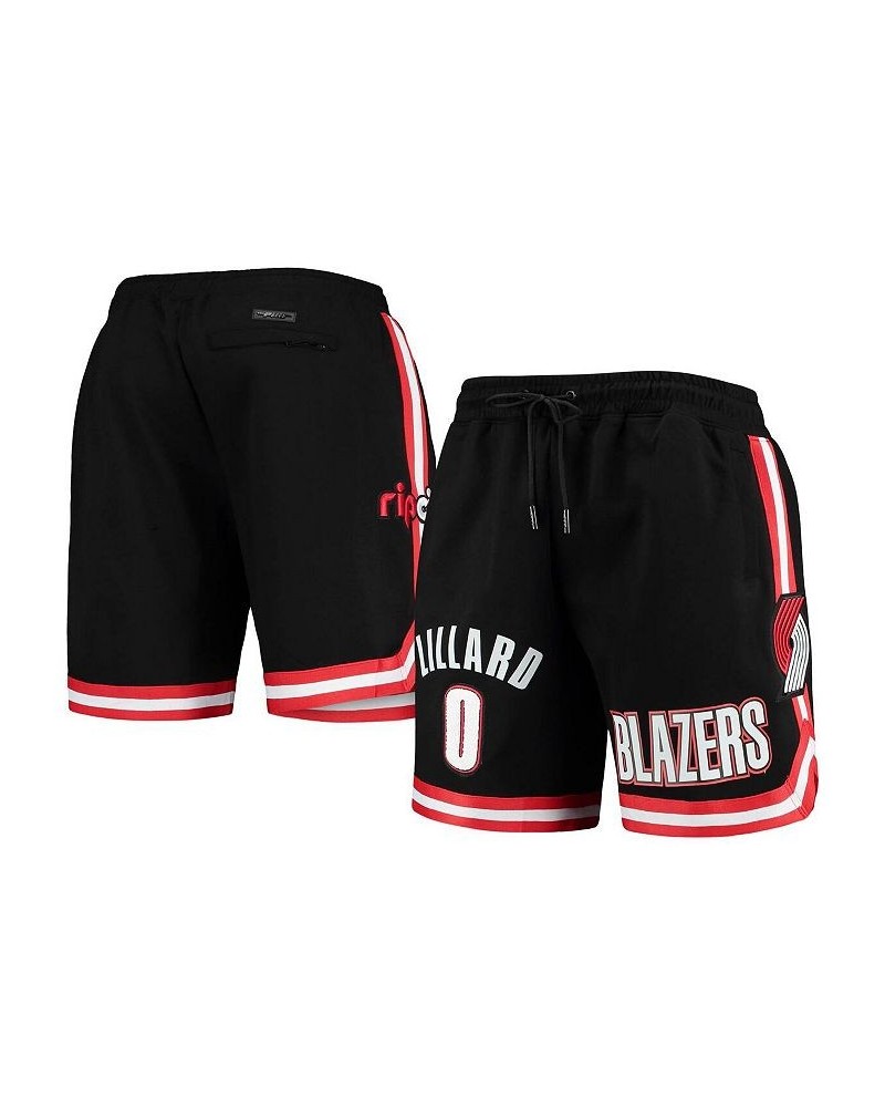 Men's Damian Lillard Black Portland Trail Blazers Team Player Shorts $42.32 Shorts